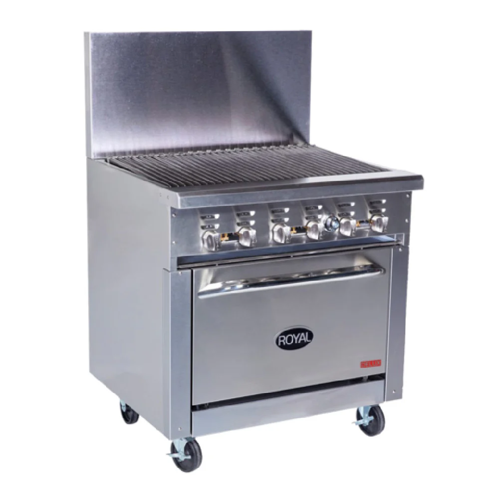 Royal Range Of California RDR-36RB-C_LP Delux Series Restaurant Range Gas