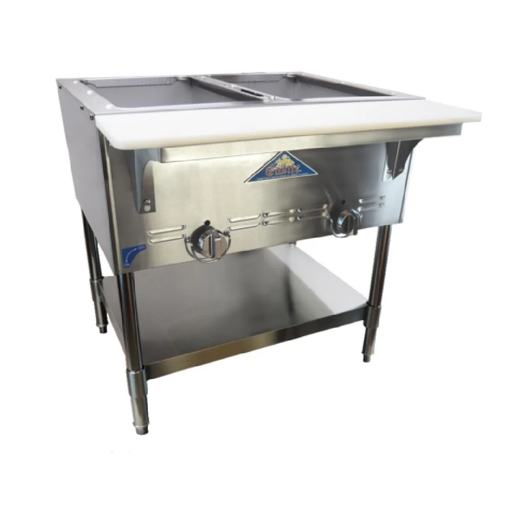 Comstock-Castle CCGST-2-N 30 Inch Gas Hot Food Table with 2 Dry Wells 6200 BTU