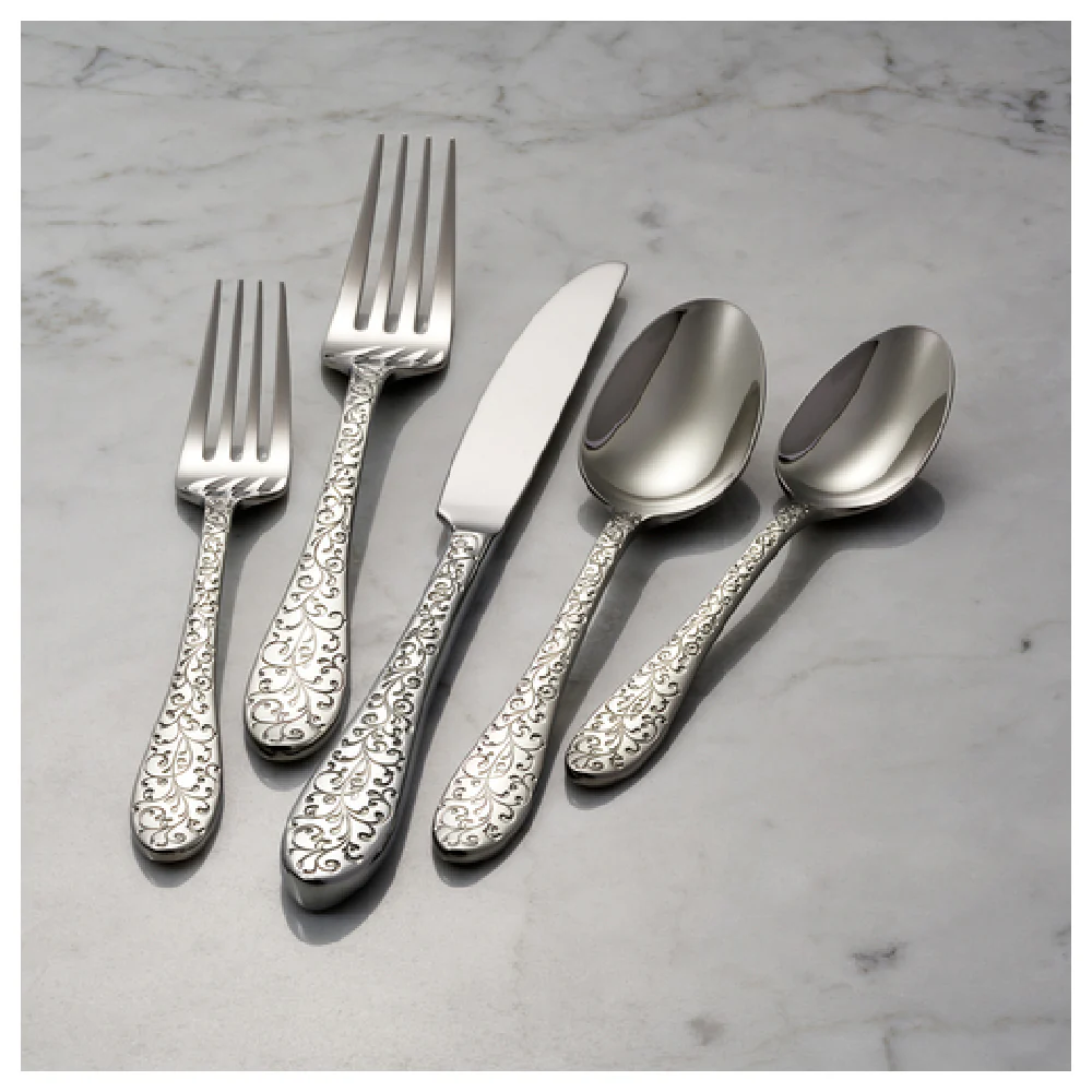 1880 Hospitality T638KBVF 7 Inch Butter Knife Paisley Pattern 18/10 Stainless Steel 1880 Hospitality T638KBVF 7 Inch Butter Knife Paisley Pattern 18/10 Stainless Steel