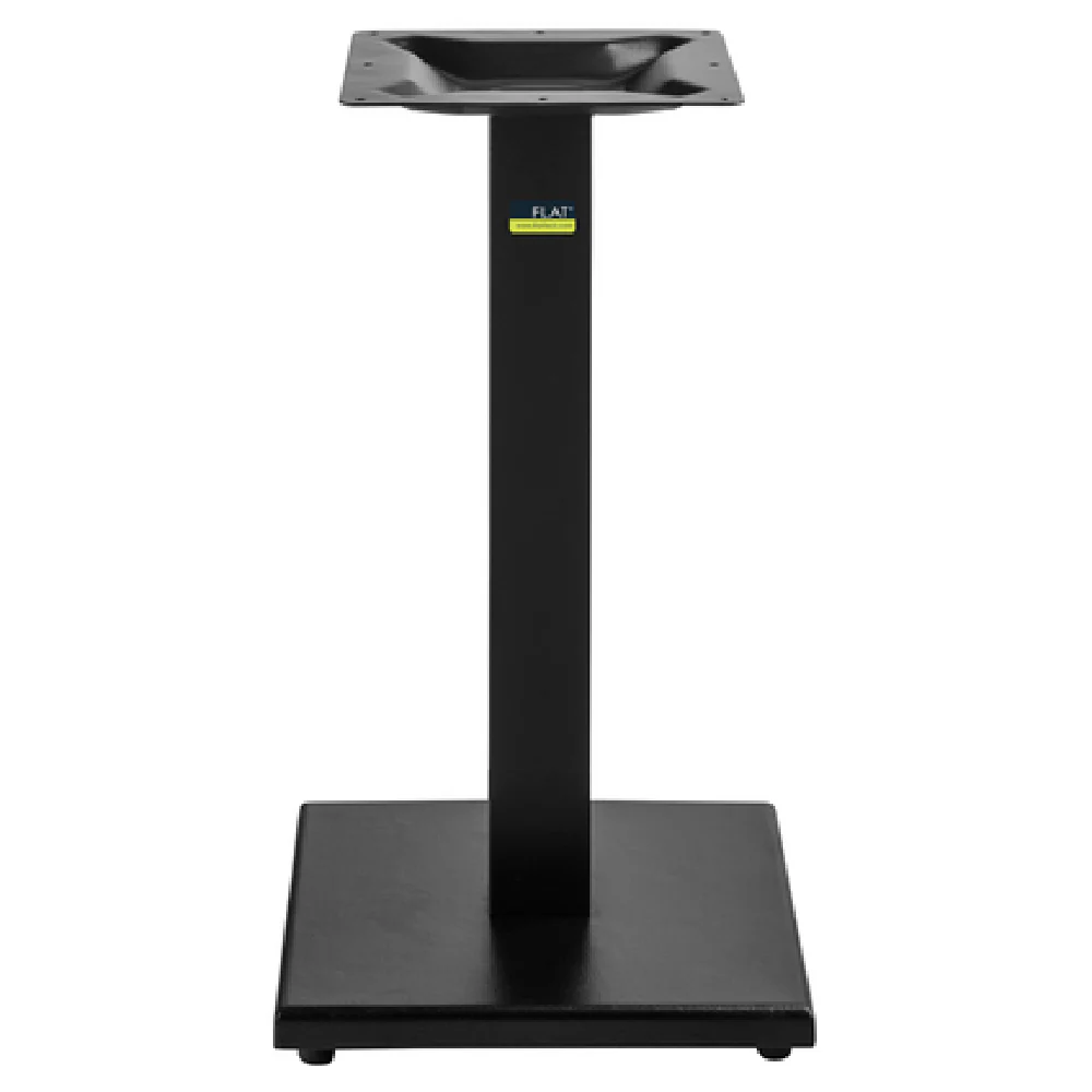 FLAT Tech CT4110 22 Inch Square Table Base Cast Iron with Hydraulic Stabilization