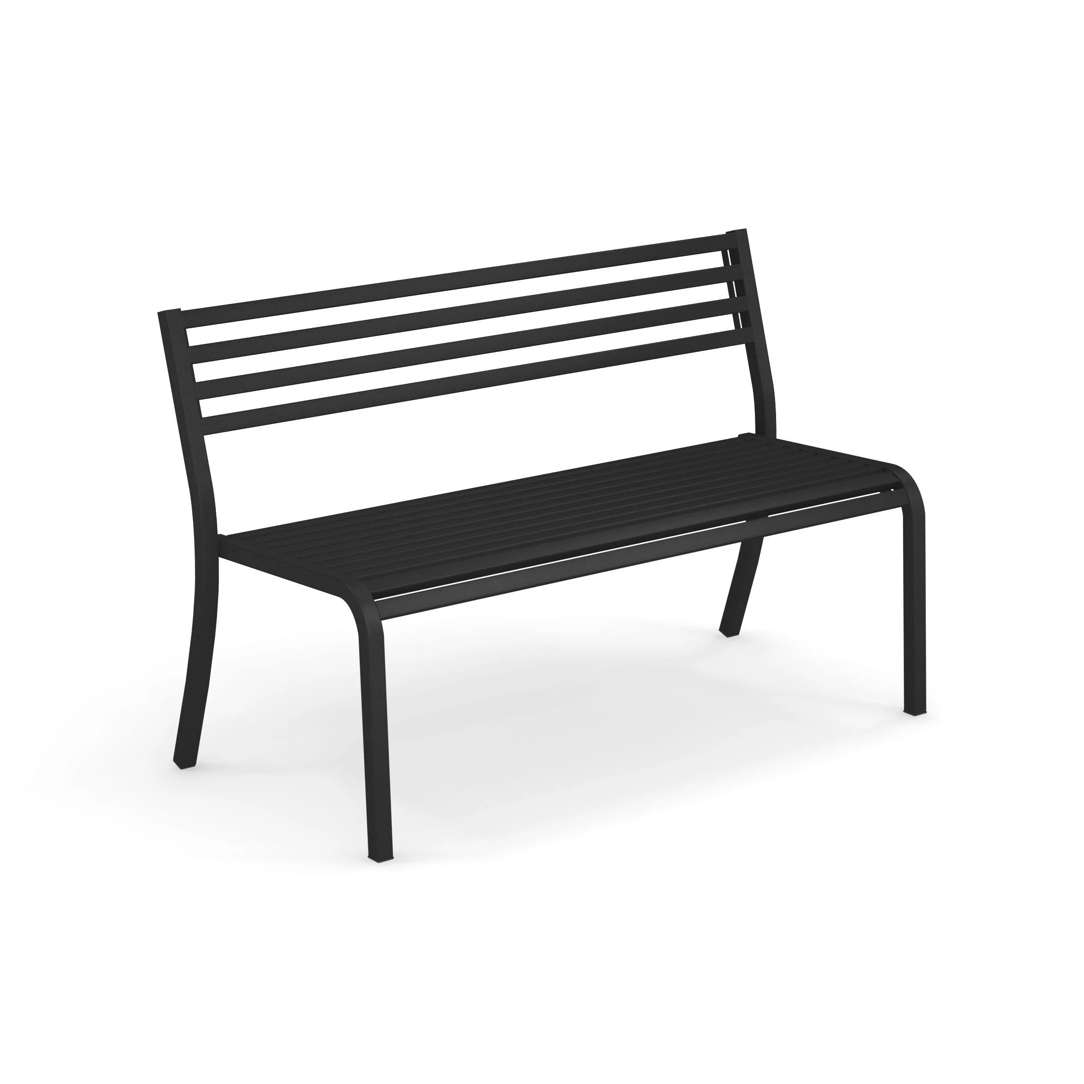 emuamericas llc E158-24 50-1/2 Inch Segno Stacking Bench Steel Outdoor Indoor emuamericas llc E158-24 50-1/2 Inch Segno Stacking Bench Steel Outdoor Indoor