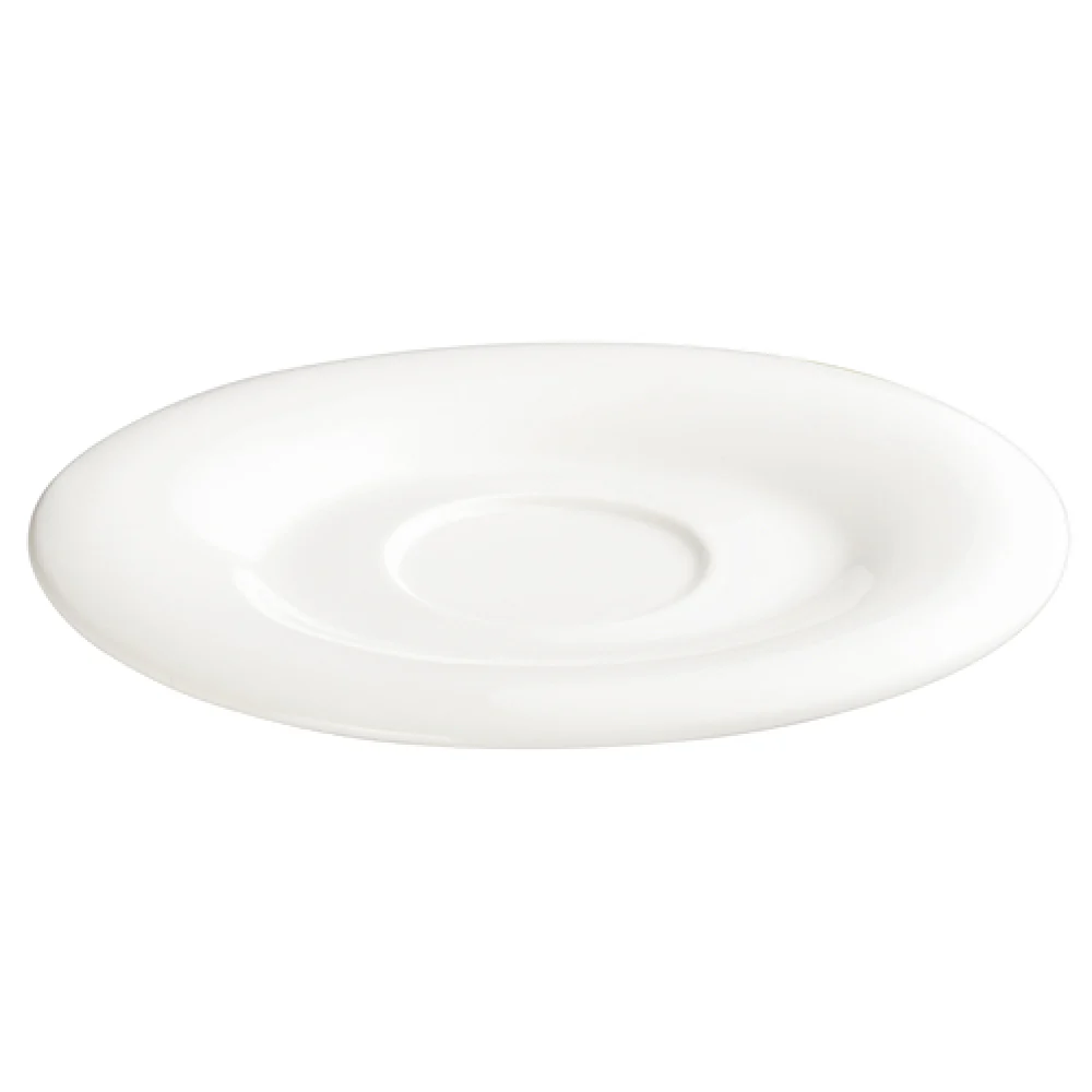 Winco WDP004-215 6-1/4 Inch Porcelain Saucer Oval Dishwasher Safe Creamy White Winco WDP004-215 6-1/4 Inch Porcelain Saucer Oval Dishwasher Safe Creamy White