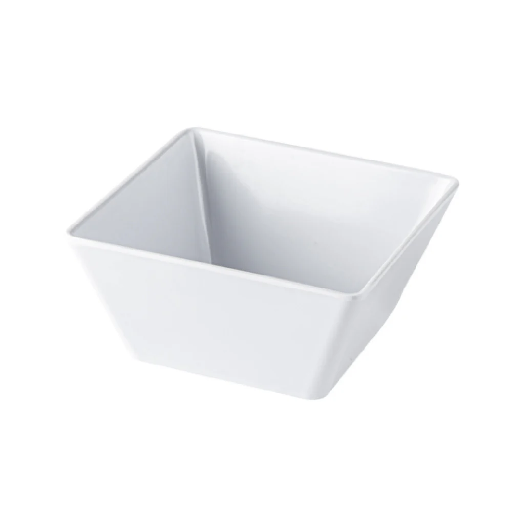 CAC China MLKS-B5 20oz Square Bowl White Ceramic 4 Dozen Cases CAC China MLKS-B5 20oz Square Bowl White Ceramic 4 Dozen Cases