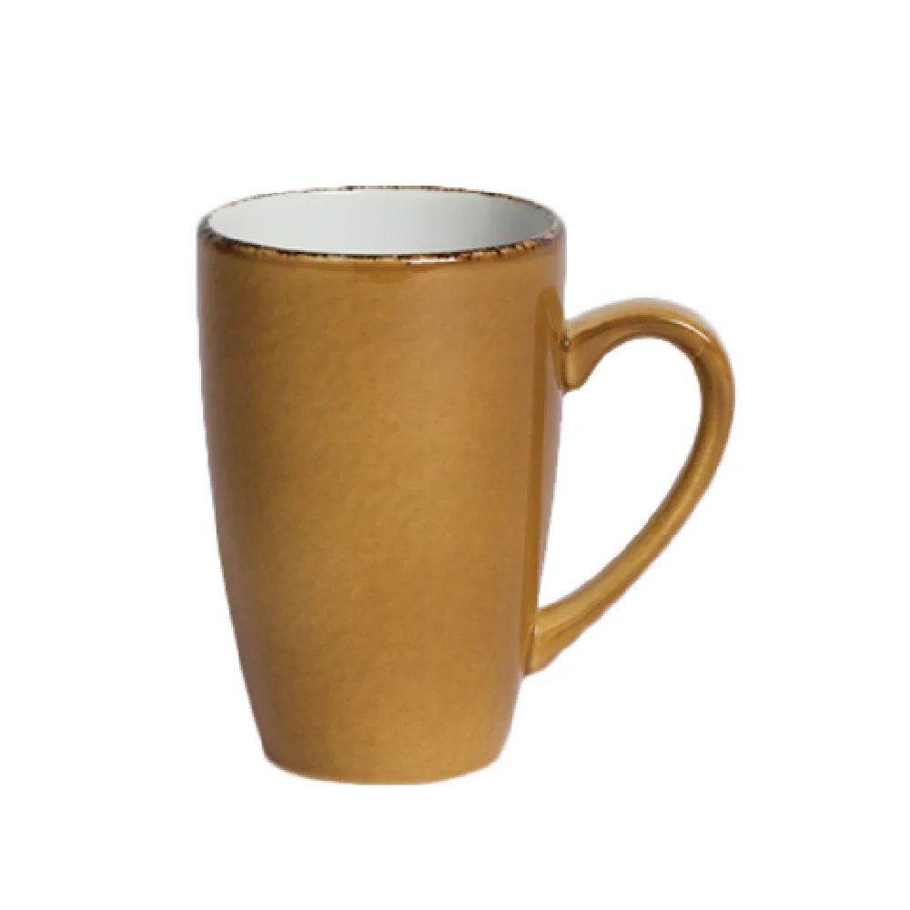 Steelite 11210592 10.0 Oz Mustard Quench Mug Alumina Vitrified China