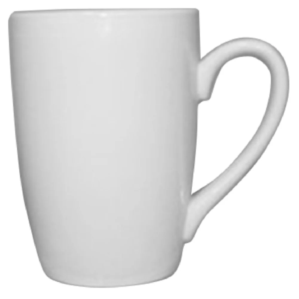 Steelite 6900E469 11 Oz Mug White Porcelain with Handle 4-5/8 Inch Long