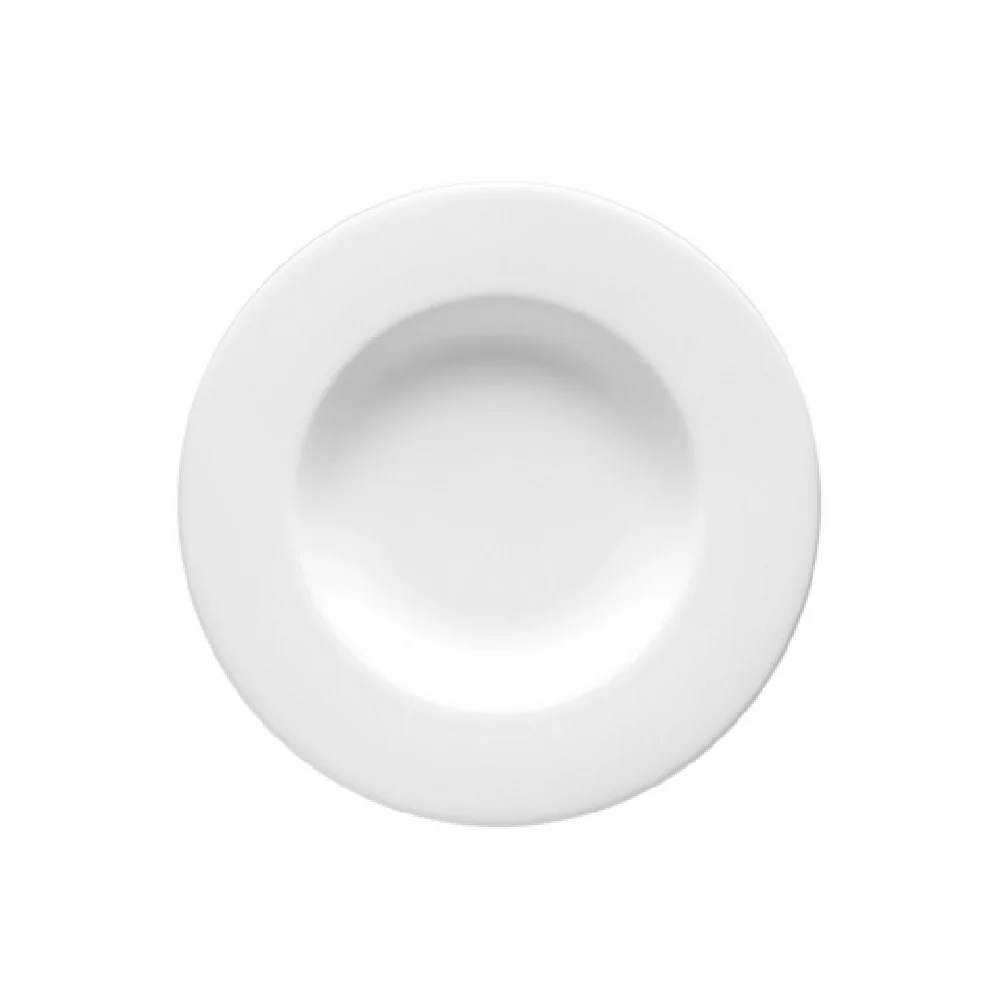 Fortessa HBW-TAURA-201 9 Inch Soup Plate Dishwasher Safe Bone China White