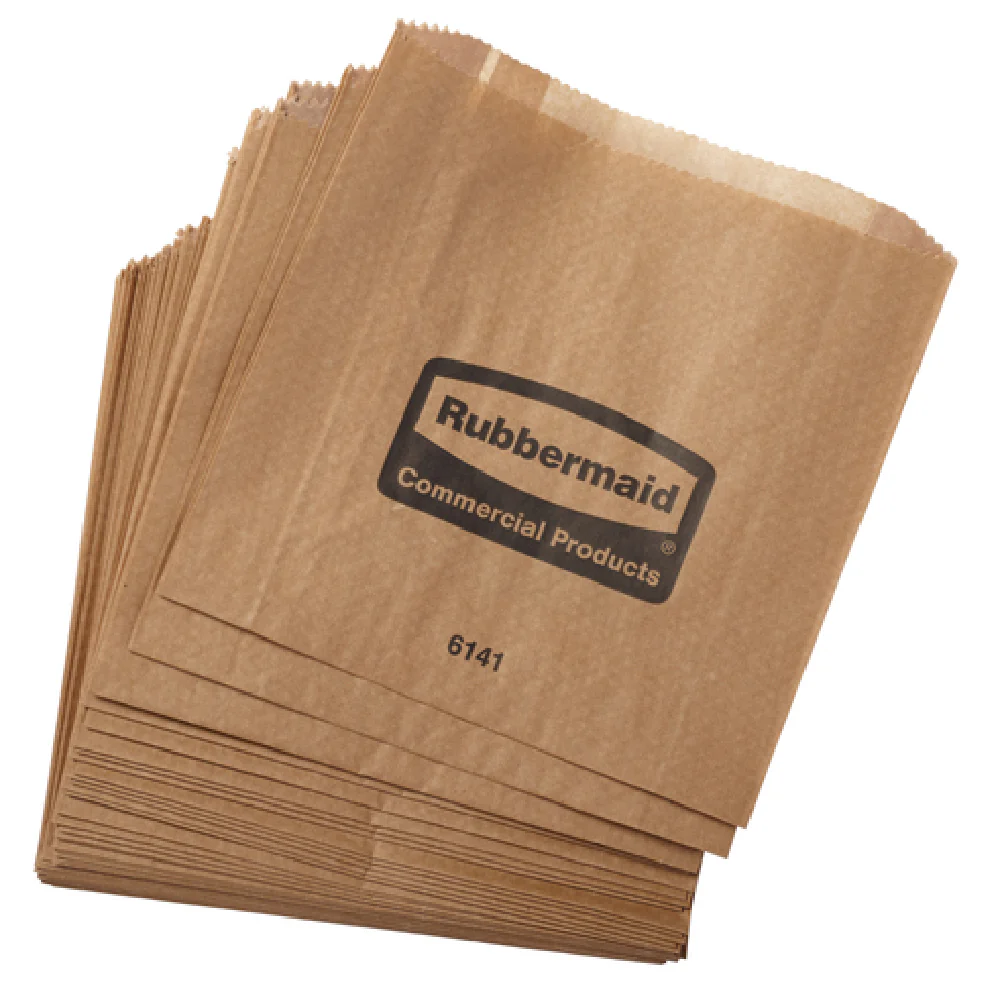 Rubbermaid FG6141000000 8.75 Inch Waxed Bags for Sanitary Napkin Receptacle 50 Bags/Bundles