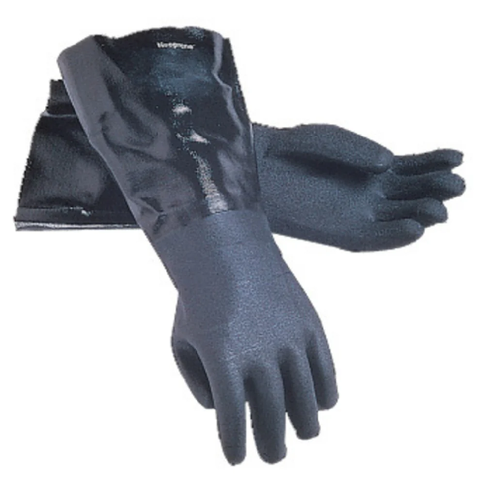 San Jamar 1214 14 Inch Length Liquid Proof Dishwashing Glove Neoprene Black San Jamar 1214 14 Inch Length Liquid Proof Dishwashing Glove Neoprene Black