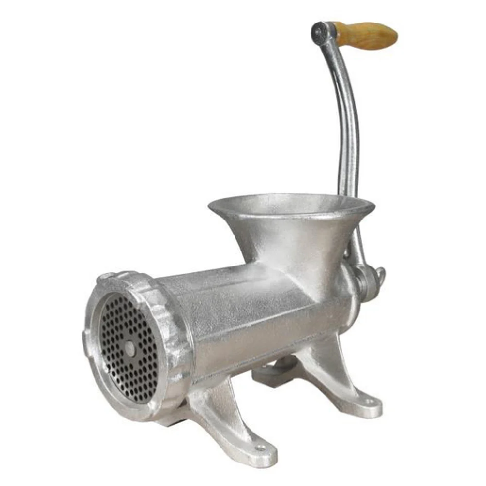 Hamilton Beach 36-2201-W 10 Inch Manual Meat Grinder and Sausage Stuffer with Steel Plates
