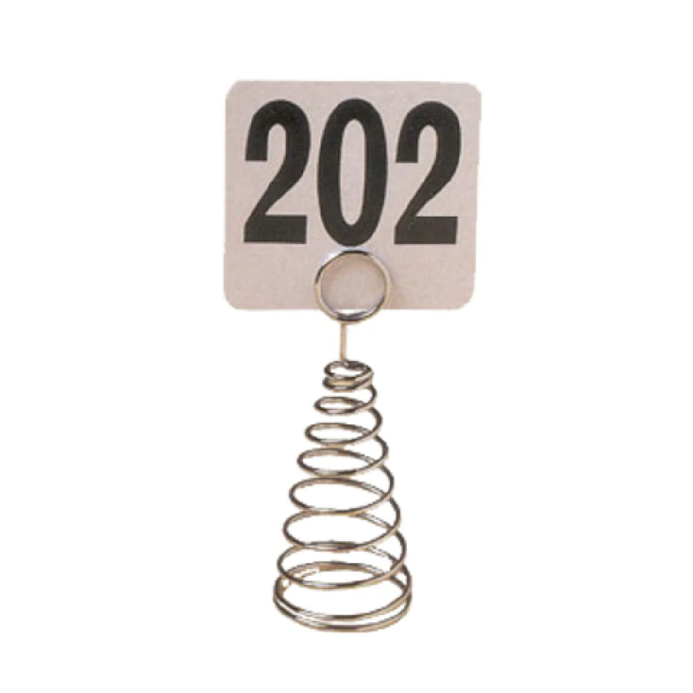 American Metalcraft MHSC6 Number Holder 1 to 4 Inch Wire Loop Clip Chrome Finish