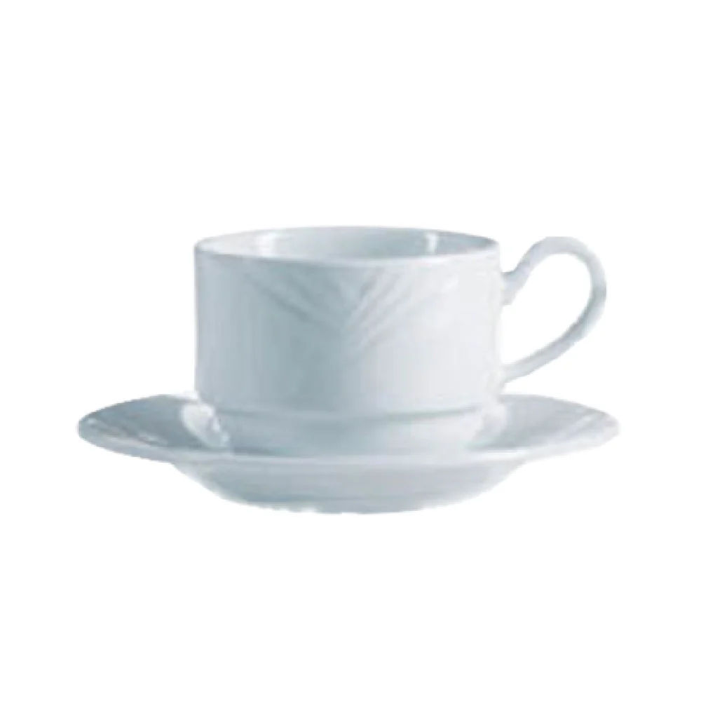 Arc Cardinal S0638 8 Oz Cup High Alumina Porcelain - 24 Packs