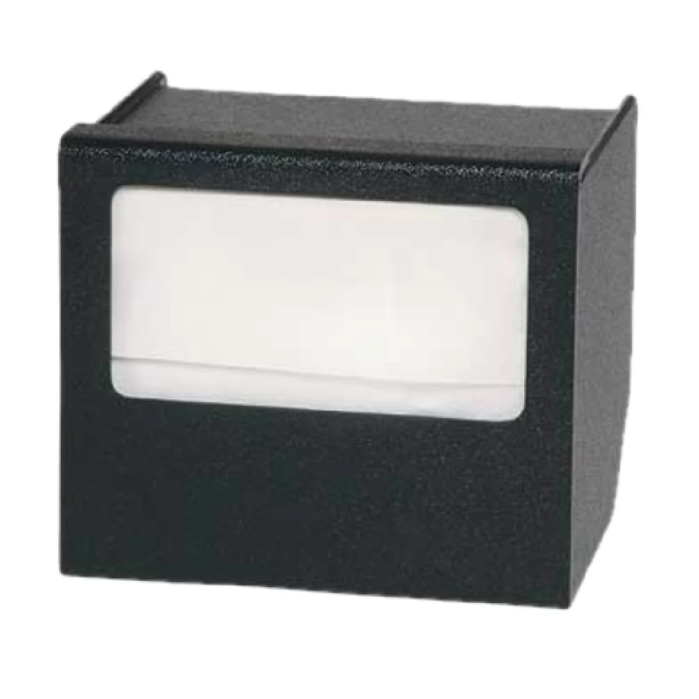 Vollrath MN-1 7-1/8 Inch ModuServ Small Napkin Dispenser Plastic Black