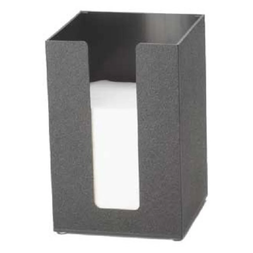Cal Mil 635-13 5-1/2 Inch Acrylic Napkin Holder Counter or Wall Mount Black Cal Mil 635-13 5-1/2 Inch Acrylic Napkin Holder Counter or Wall Mount Black