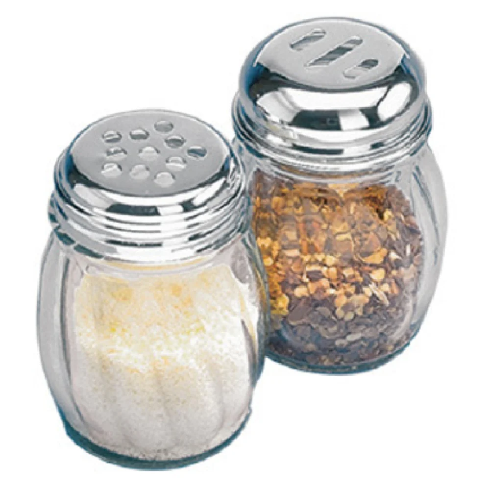 American Metalcraft LX306 6 Oz Cheese Shaker Lexan Swirl Stainless Steel Top Polycarbonate Jar Clear American Metalcraft LX306 6 Oz Cheese Shaker Lexan Swirl Stainless Steel Top Polycarbonate Jar Clear