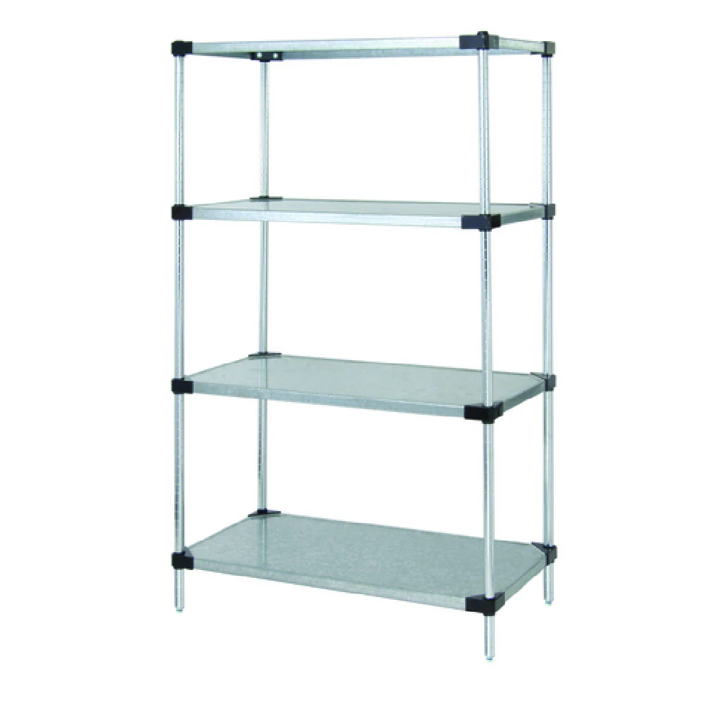 Quantum WR74-2460SG 60 Inch Solid Shelving Kit with 4 Galvanized Steel Shelves Quantum WR74-2460SG 60 Inch Solid Shelving Kit with 4 Galvanized Steel Shelves