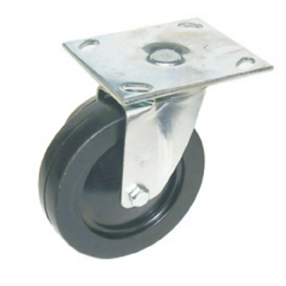 Eagle CPR5-250 5 Inch Plate Caster Rigid 250 lb Capacity Resilient Tread Zinc Eagle CPR5-250 5 Inch Plate Caster Rigid 250 lb Capacity Resilient Tread Zinc