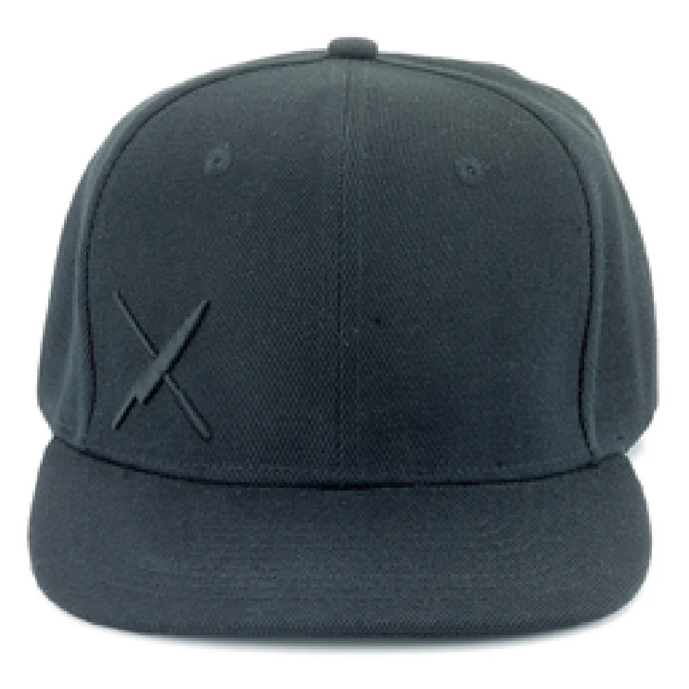 Mercer Culinary M60130BKB Black Snap Back Cap 6 Panel Design Cotton