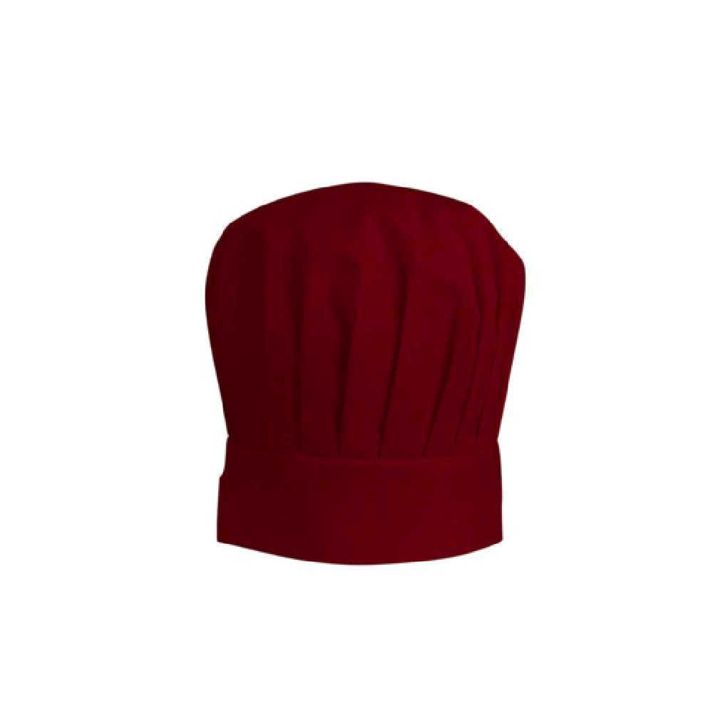 CAC China APHT-2RD Chef's Hat 13 Inch Floppy Toque Red