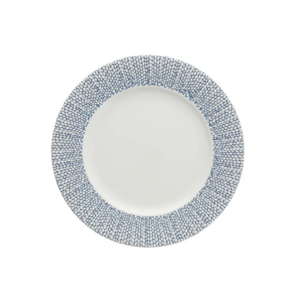 Fortessa 7400.FFD.12 12 Inch Embossed Charger Plate Blue Vitreous China