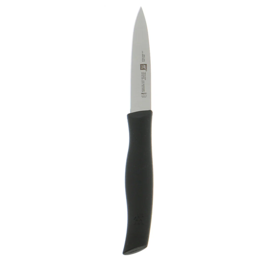 Zwilling 38720-091 3-1/2 Inch Blade 3-1/2 Inch Handle Paring Knife Stainless Steel Black Handle FRIODUR Hardened