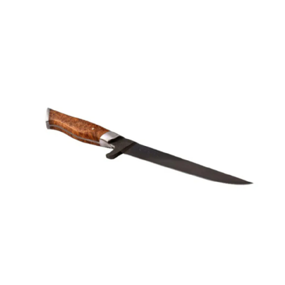 JB Prince Z519 6 Inch Blade 12 Inch Long Boning Knife with Wood Handle