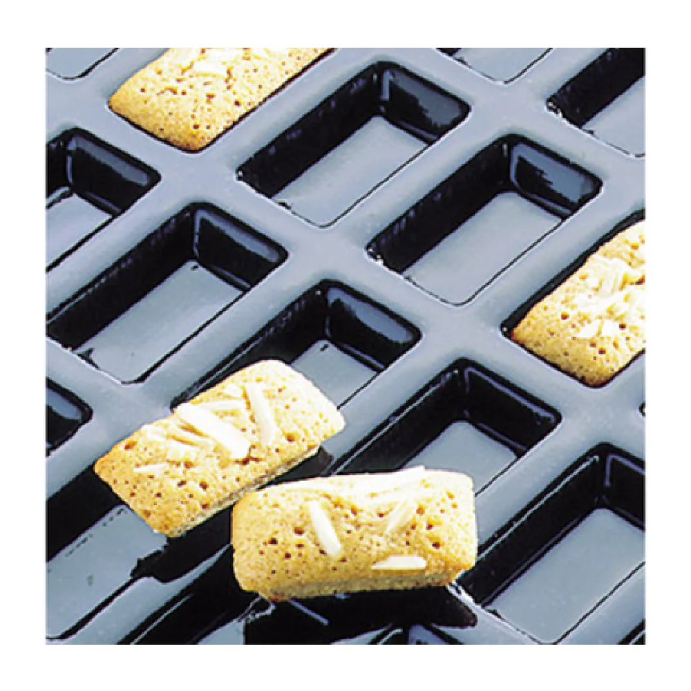 Matfer 336010 23-3/4 Inch Baking Sheet Non-Stick Flexible Silicone 24 Cavity
