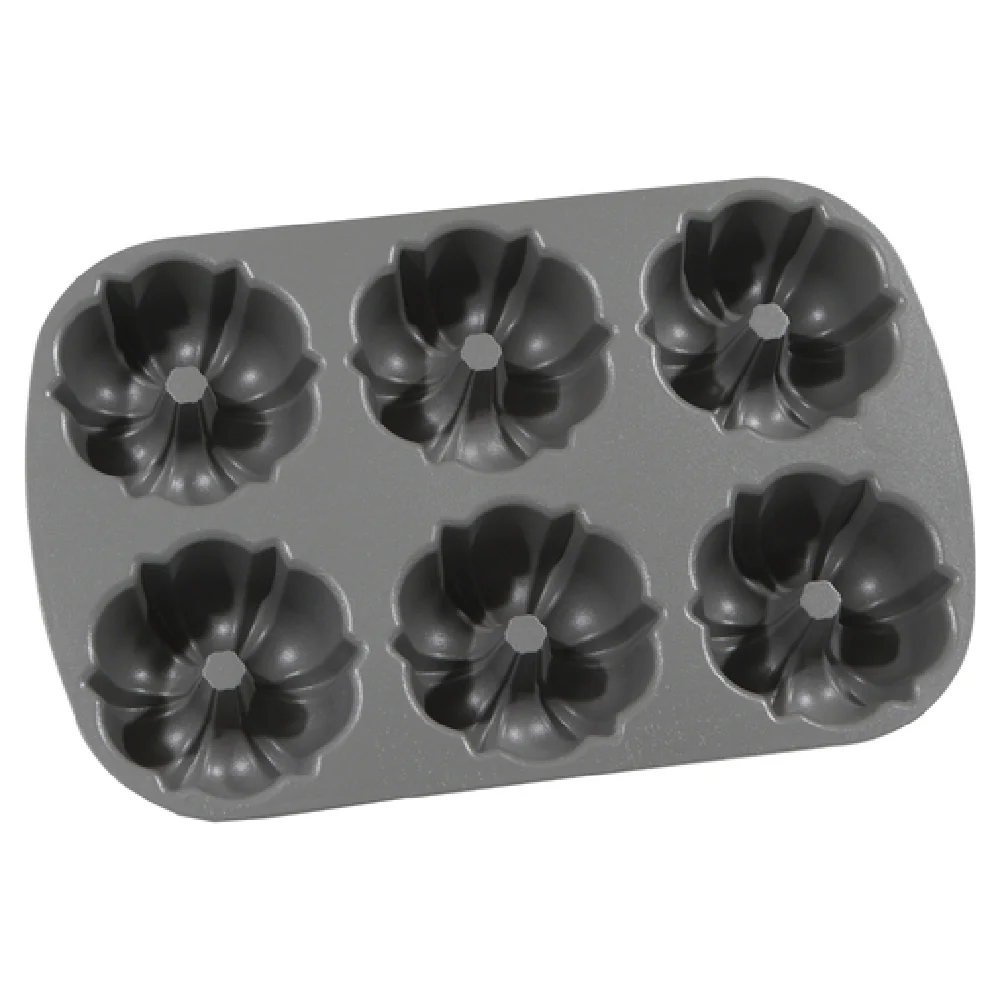 JB Prince M271 14-1/4 Inch Mold Mini Bundt Cake Cast Aluminum with Non-Stick Finish JB Prince M271 14-1/4 Inch Mold Mini Bundt Cake Cast Aluminum with Non-Stick Finish