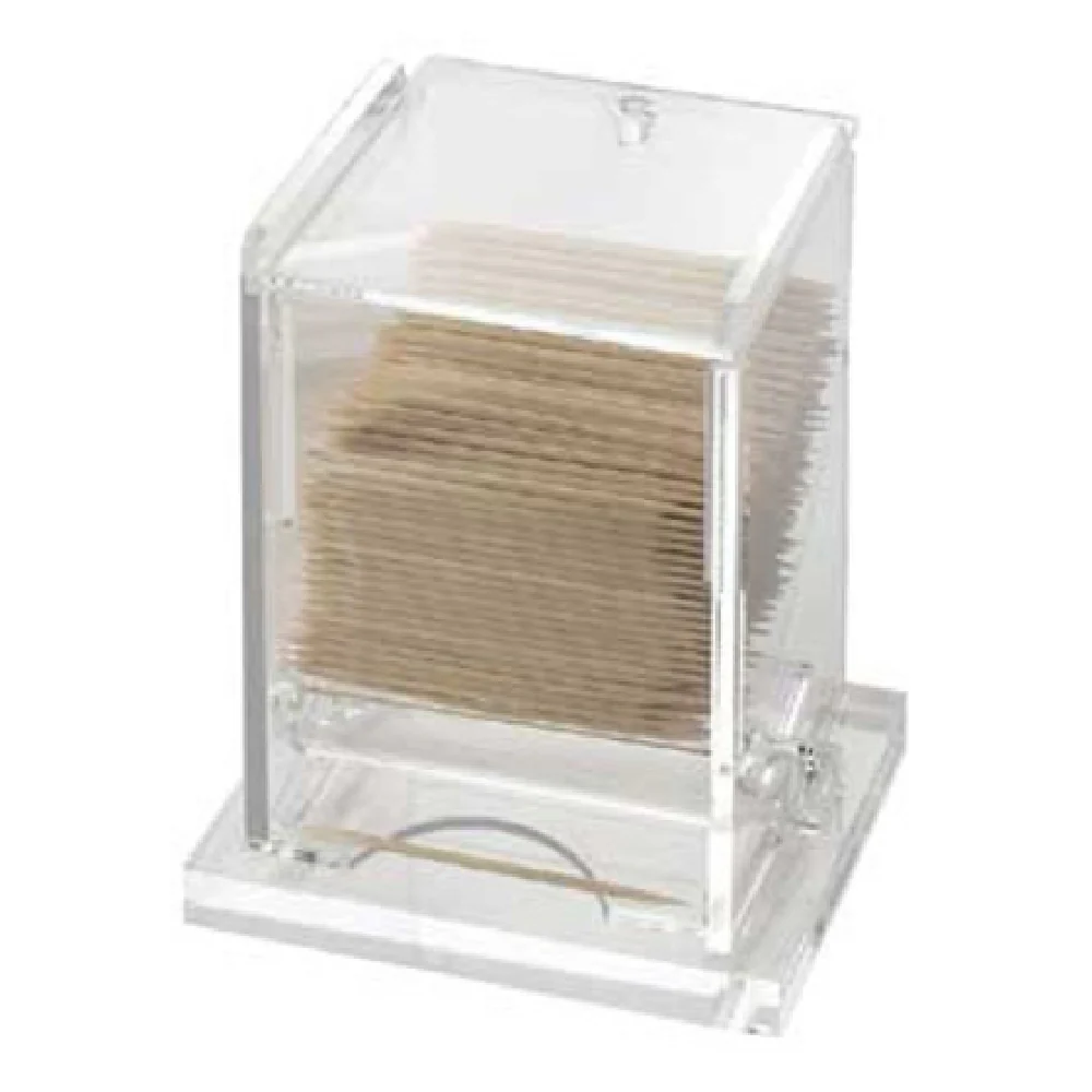 Cal Mil 295 3-3/4 Inch Clear Acrylic Unwrapped Toothpick Dispenser