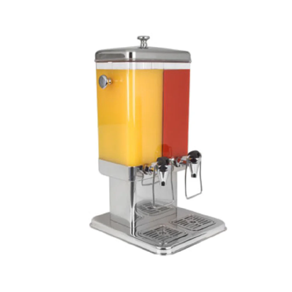 Spring USA 2512-6/5.2 12 Inch Beverage Dispenser with Ice Tube Double 5 Liter Polycarbonate Vessels Spring USA 2512-6/5.2 12 Inch Beverage Dispenser with Ice Tube Double 5 Liter Polycarbonate Vessels