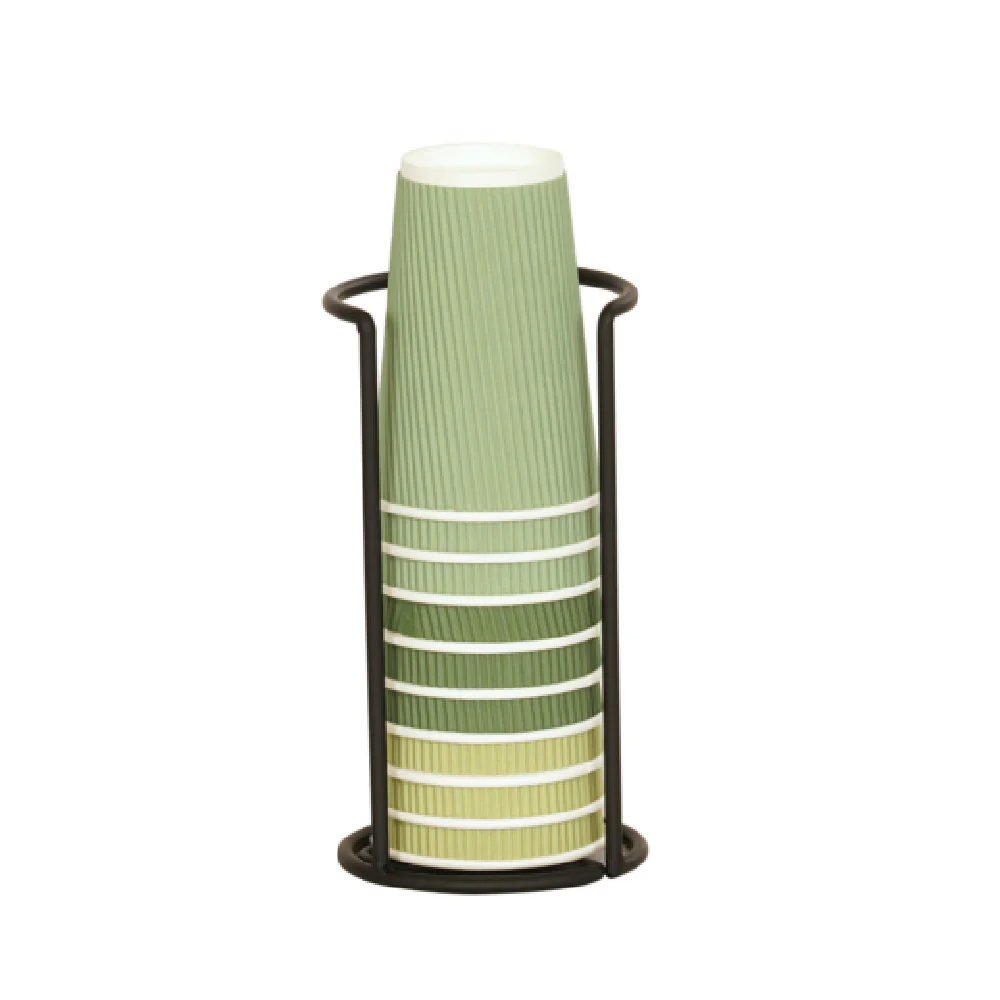Cal-Mil 23806-13 4.5 Inch Cup and Lid Holder Black Powder Coated Wire Countertop Cal-Mil 23806-13 4.5 Inch Cup and Lid Holder Black Powder Coated Wire Countertop