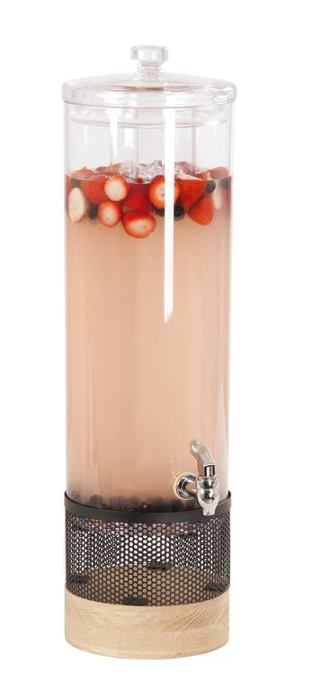 Cal Mil 22911-3-115 10-1/2 Inch Beverage Dispenser with Ice Chamber Steel Cal Mil 22911-3-115 10-1/2 Inch Beverage Dispenser with Ice Chamber Steel