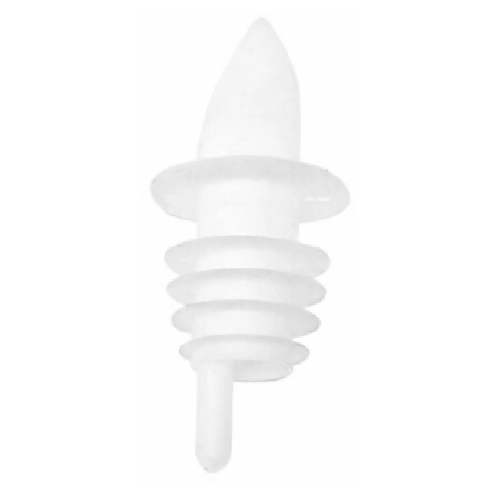 Omcan 80856 Liquor Pourer Free-flow White Plastic 12 Packs