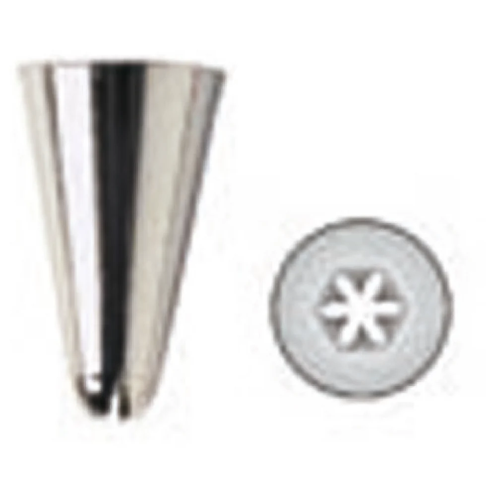 BauscherHepp 23.0066.2435 Diameter 311mm Cake Decorating Tube Tip Closed Star Stainless Steel