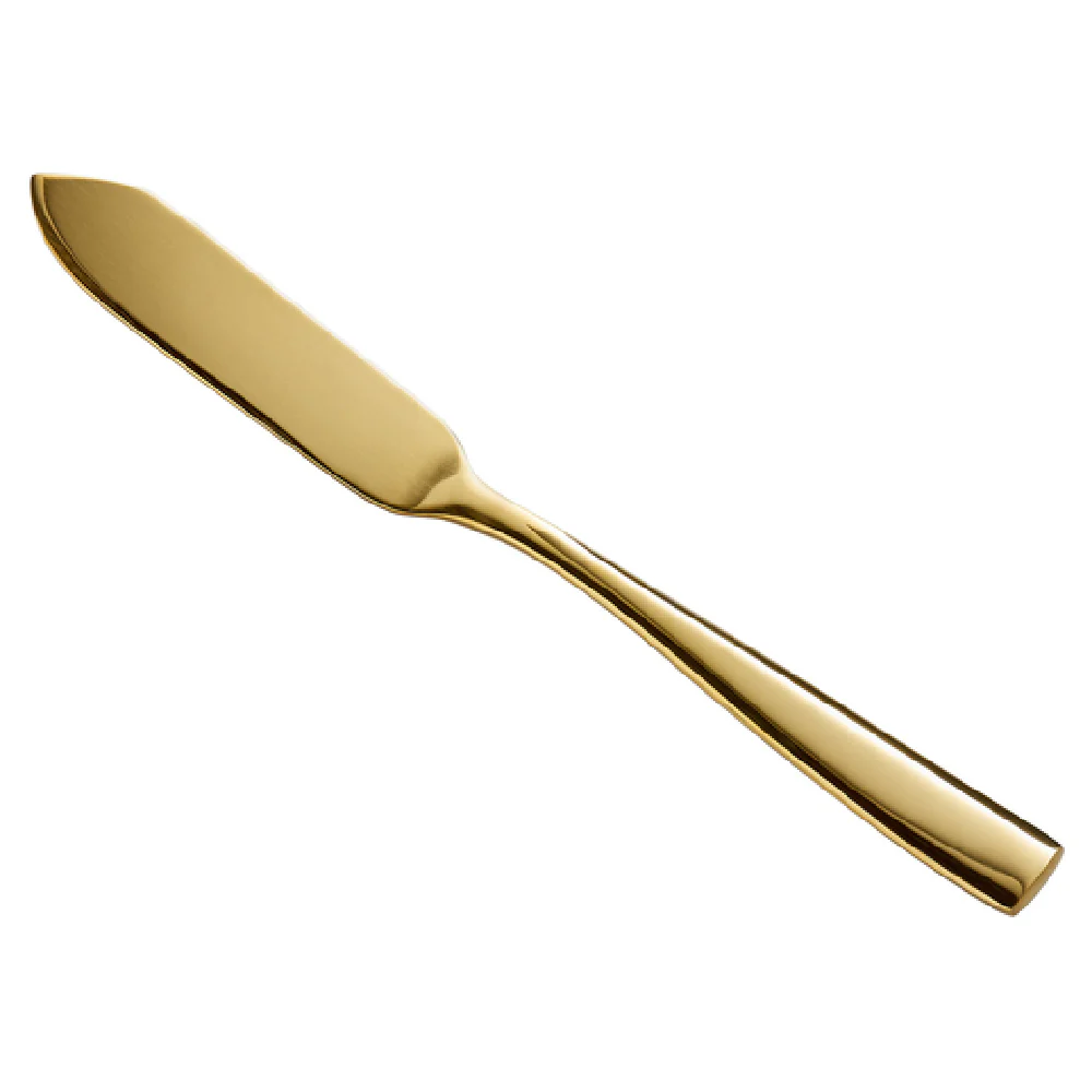 Bon Chef S3010G 6-5/8 Inch Butter Knife PVD Coated Gold Mirror Finish Stainless Steel Bon Chef S3010G 6-5/8 Inch Butter Knife PVD Coated Gold Mirror Finish Stainless Steel