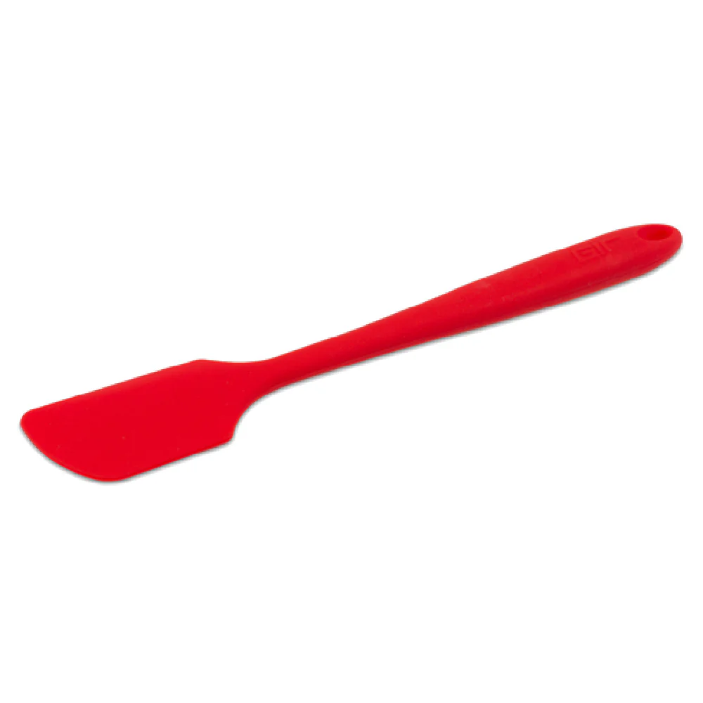JB Prince U122 8 Inch Spatula Silicone Red Dishwasher Safe Heat Resistant