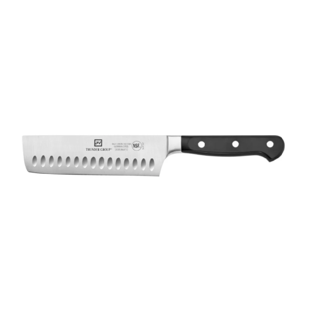 Thunder Group SLKF307 7 Inch Nakiri Knife Hollow Ground Forged German Steel