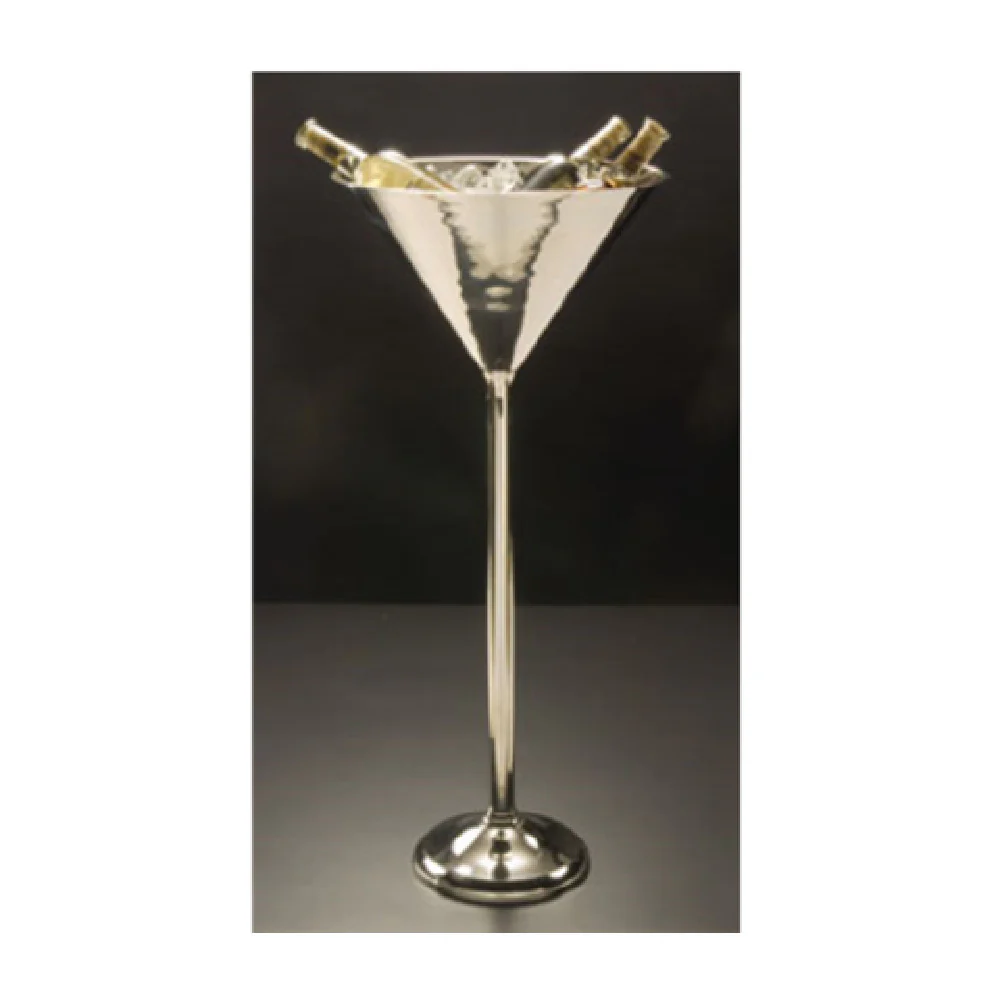 American Metalcraft WBSM42 9 Quarts Martini Shaped Wine Stand Stainless Steel