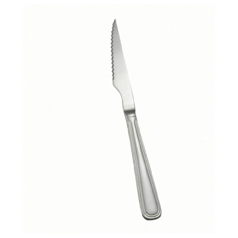 Winco 0030-16 8-7/8 Inch Steak Knife Pointed Tip Extra Heavy Weight Mirror Finish Stainless Steel Winco 0030-16 8-7/8 Inch Steak Knife Pointed Tip Extra Heavy Weight Mirror Finish Stainless Steel
