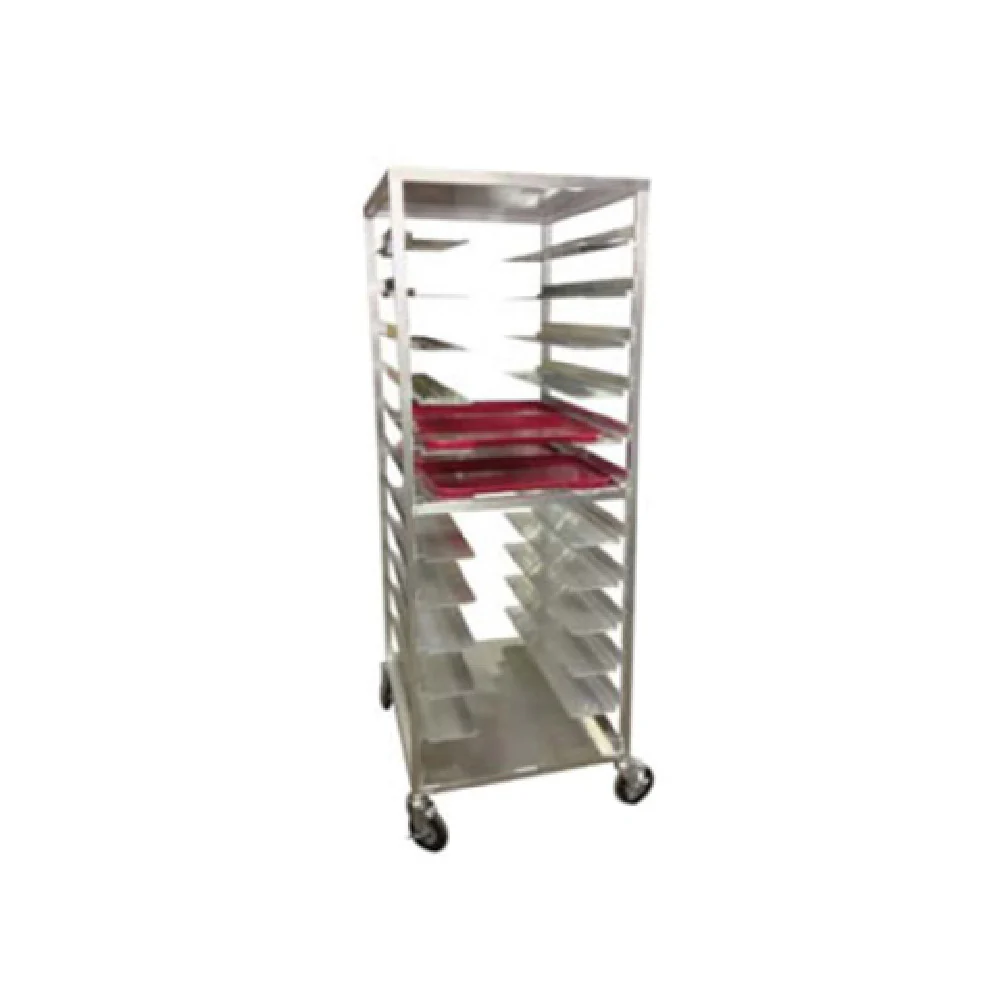 Carter Hoffmann AL24 69 Inch Aluminum Room Service Cart for 24 Trays