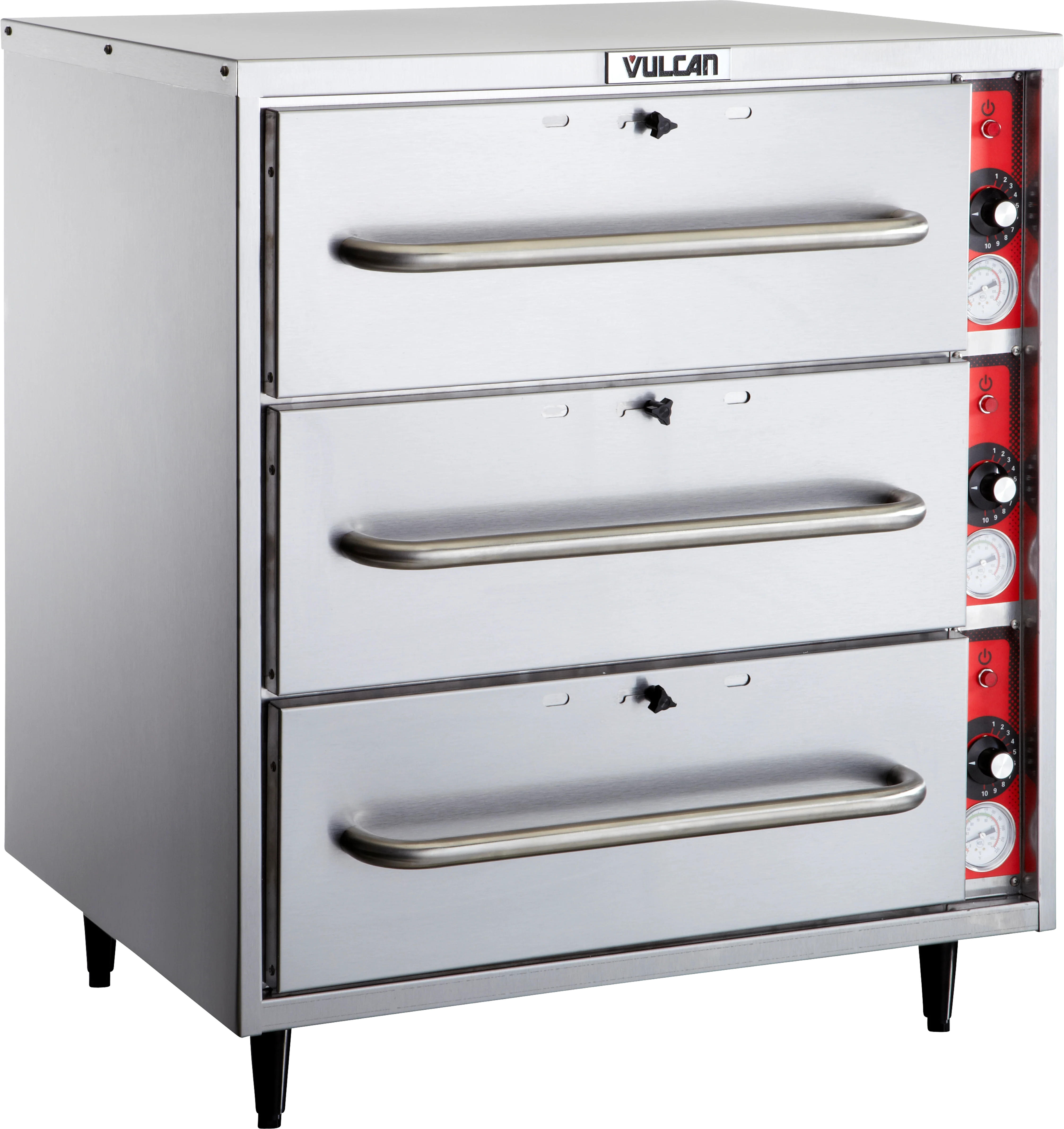 Vulcan VW3S-QS-PLATINUM 28 Inch Warming Drawer Electric Stainless Steel 3 Drawers with Thermostat Controls