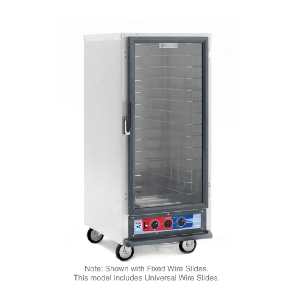 Metro C517-PFC-U 25 Inch Mobile Electric Proofer Cabinet Aluminum with Clear Door Metro C517-PFC-U 25 Inch Mobile Electric Proofer Cabinet Aluminum with Clear Door