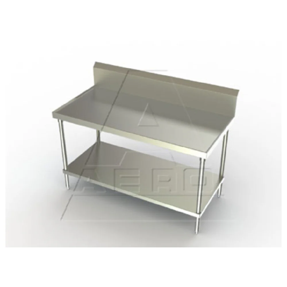 AERO Manufacturing 1TSB-3072 72 Inch Stainless Steel Work Table with 3 Channels