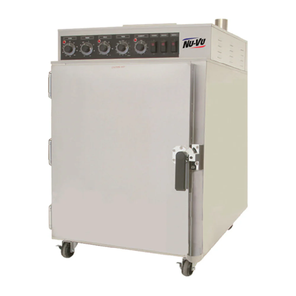 NU-VU SMOKE6 27 Inch Electric Smoker Oven Stainless Steel with Chrome Racks NU-VU SMOKE6 27 Inch Electric Smoker Oven Stainless Steel with Chrome Racks