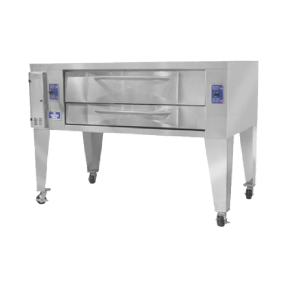 Bakers Pride Y-800_LP 66 Inch Gas Deck-Type Pizza Bake Oven with FibraMent Deck 120000 BTU Bakers Pride Y-800_LP 66 Inch Gas Deck-Type Pizza Bake Oven with FibraMent Deck 120000 BTU