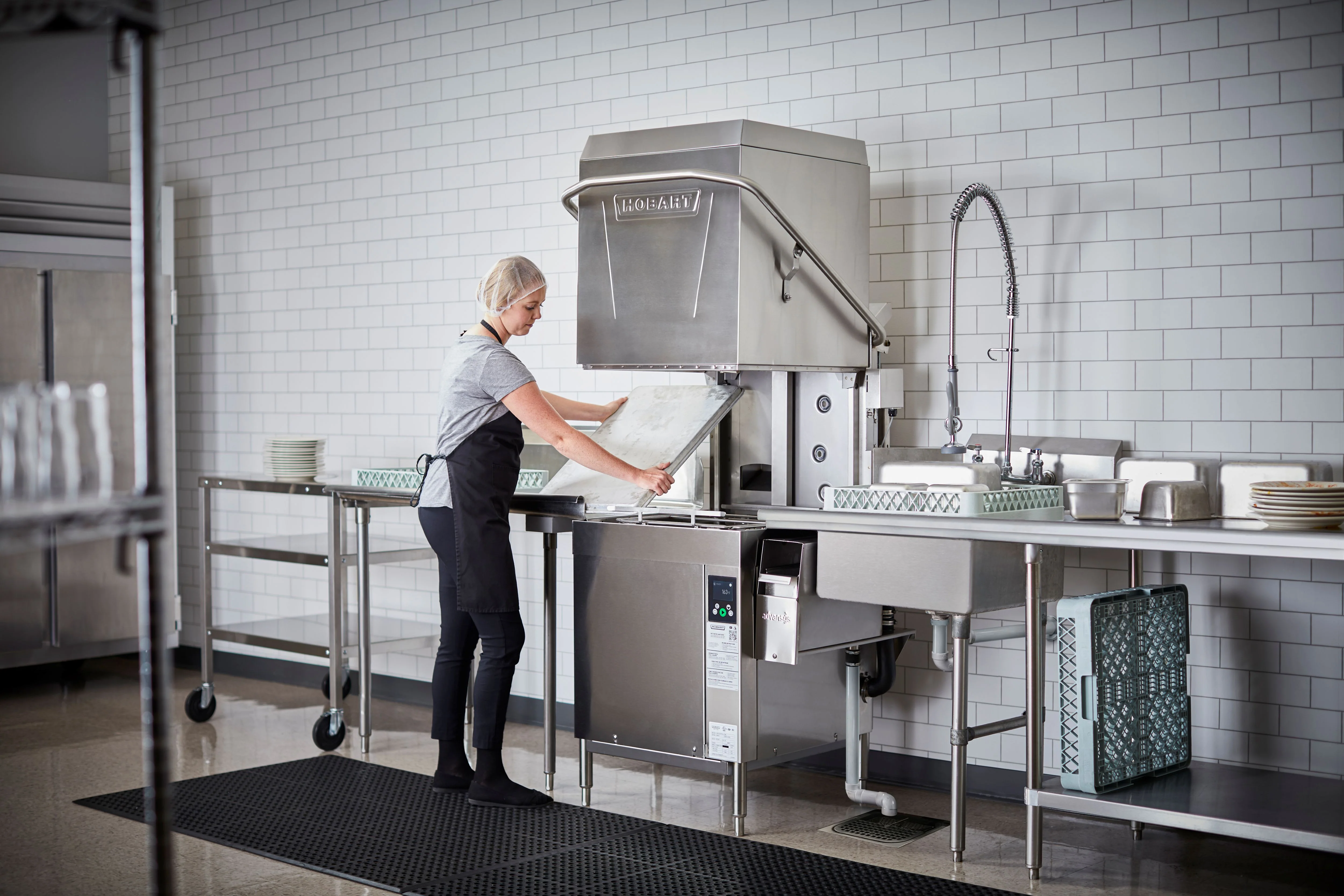 Hobart AM16VL-BAS-2 30 Inch Ventless Dishwasher Electric Stainless Steel with Energy Recovery Hobart AM16VL-BAS-2 30 Inch Ventless Dishwasher Electric Stainless Steel with Energy Recovery