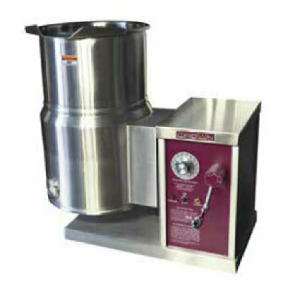 Crown Steam ECT-12_208/60/3 28 Inch Electric Kettle 12 Gallon Stainless Steel with Faucet Bracket