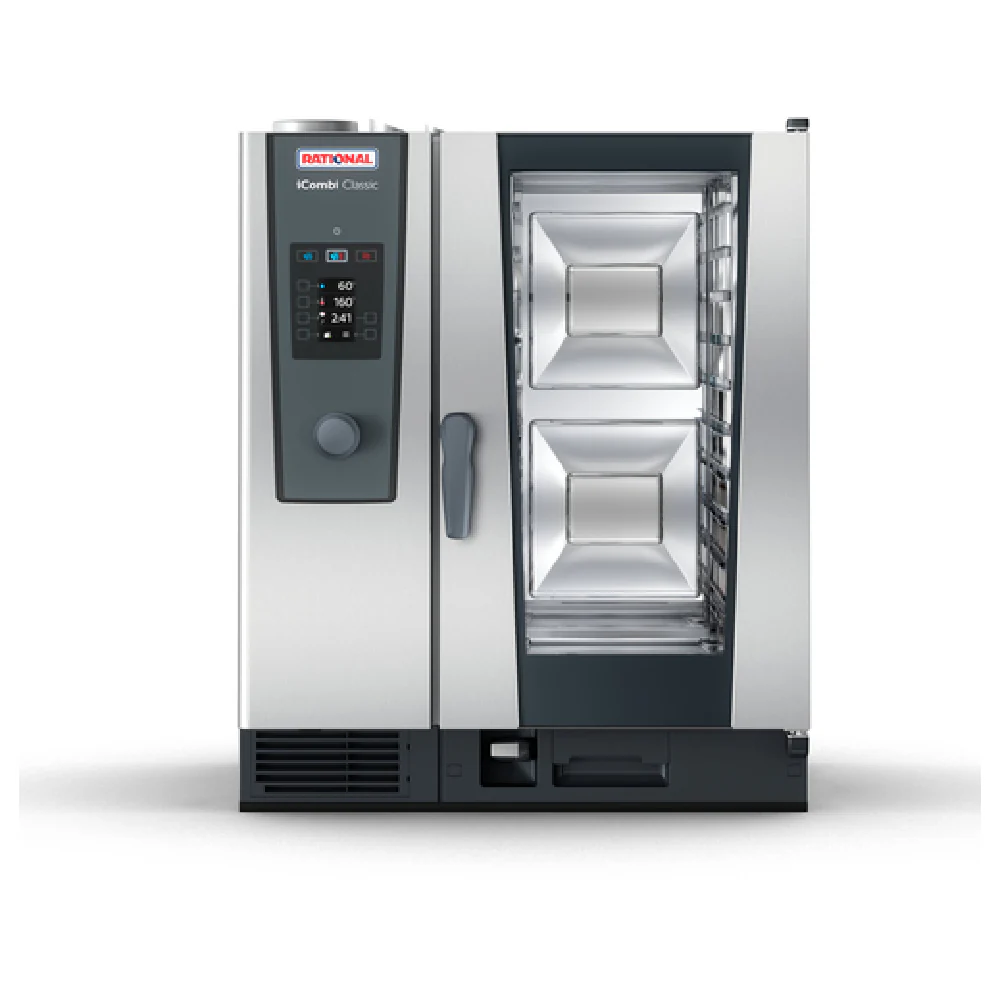 Rational ICC 10-HALF LP 120V 1 PH (LM200DG) Gas Combi Oven 33 Inch with 82000 BTU Rational ICC 10-HALF LP 120V 1 PH (LM200DG) Gas Combi Oven 33 Inch with 82000 BTU