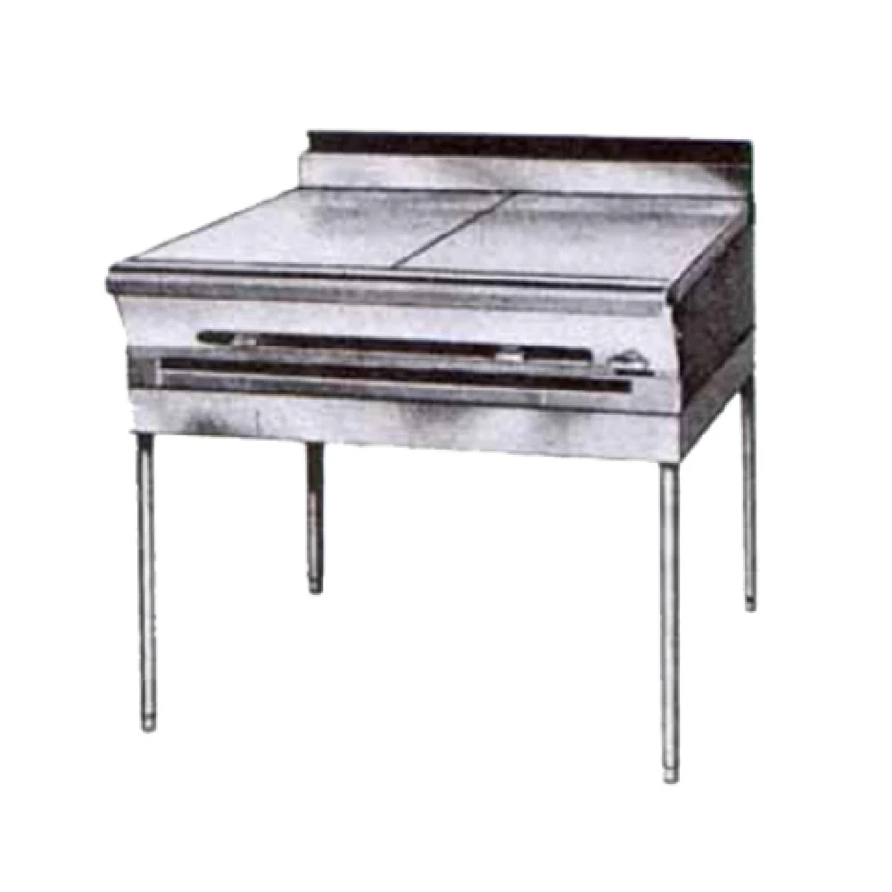 Montague Company M36-9ASE 36 Inch Gas Heavy Duty Range with 2 Hot Tops 80000 BTU