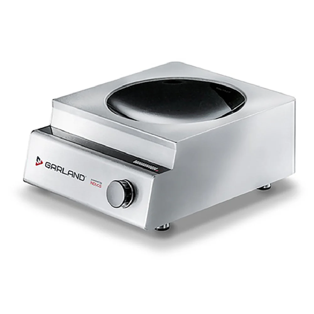 Garland GIIC-SW3.5-QS 15 Inch Induction Wok Countertop Rotary Control Removable Grease Filter