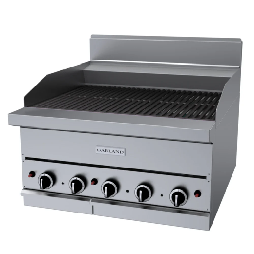 Garland GF30-BRL_LP 30 Inch Countertop Gas Charbroiler with 75,000 BTU Garland GF30-BRL_LP 30 Inch Countertop Gas Charbroiler with 75,000 BTU